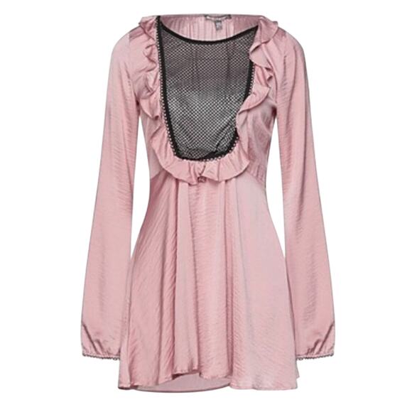 For Love and Lemons Pastel Pink Dressing gown Pink L - Picture 1 of 8